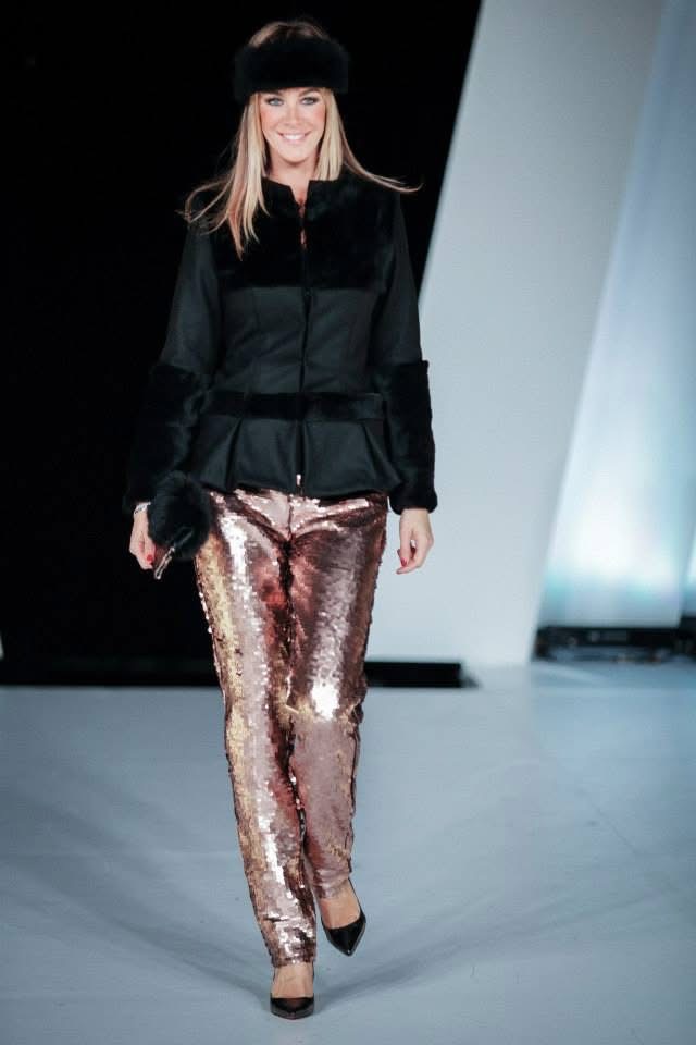 Défilé Charlotte Trenker, pantalon sequins